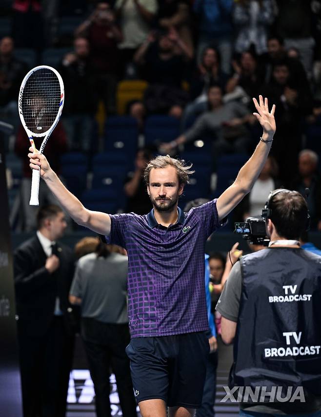 우승 메드베데프 [신화=연합뉴스]