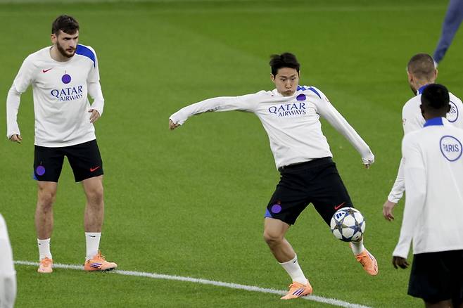 PSG의 이강인. EPA연합뉴스