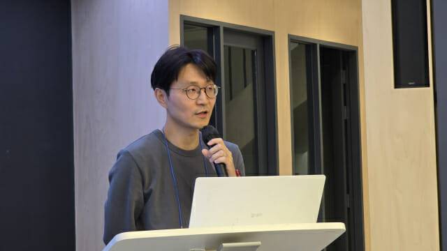 크래프톤 딥러닝본부의 성준식 응용딥러닝실장.