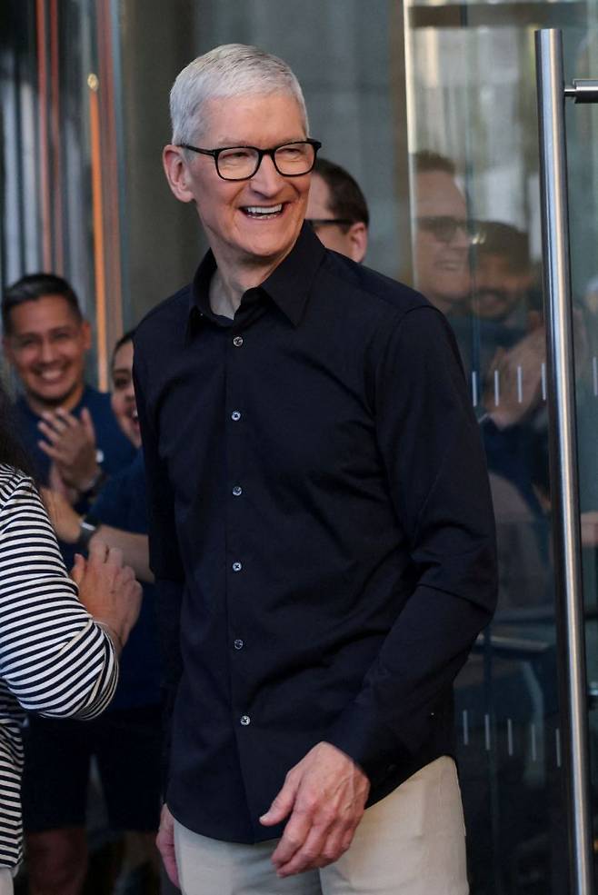 팀 쿡 애플 최고경영자(CEO). 로이터연합뉴스