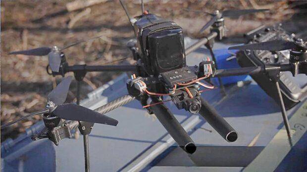 산탄총 탑재 요격용 드론. 우크라이나군 제공