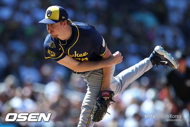 [사진] 밀워키 시절 에릭 페디. ⓒGettyimages(무단전재 및 재배포 금지)