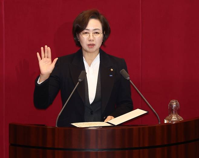 백선희 조국혁신당 의원. 연합뉴스