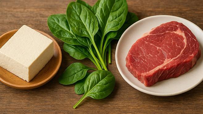 철분은 체내에서 산소를 운반하고 에너지를 생성하는 데 필수적인 미네랄이다 | 출처: Chat GPT