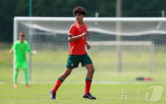 크리스티아누 호날두의 아들 크리스티아누 호날두 주니어.  ⓒ AFP=뉴스1