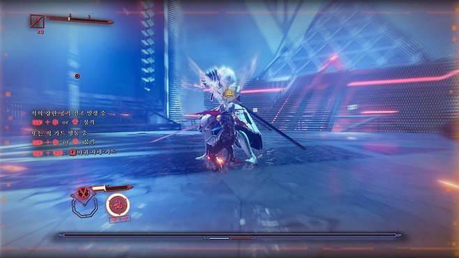 속도감이 살아 있는 야쿠모의 액션