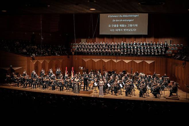 [서울=뉴시스] 지난 21일 서울 서초구 예술의전당에서 열린 '구스타보 두다멜 & LA 필하모닉 오케스트라' 공연이 열렸다. (사진=마스트미디어 제공) 2025.10.22. photo@newsis.com *재판매 및 DB 금지