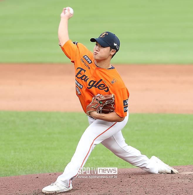 ▲ 한화 플레이오프 4차전 선발로 등판하는 고졸 신인 정우주 ⓒ곽혜미 기자