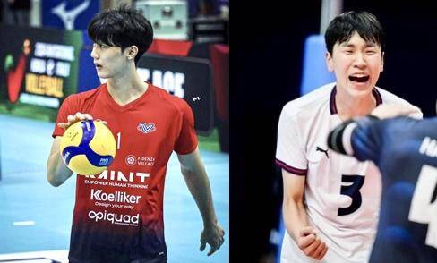 프로배구 남자부 신인 드래프트에 참여하는 이우진(왼쪽)과 방강호 [FIVB 및 베로발리 몬차 홈피 캡처. 재판매 및 DB 금지]