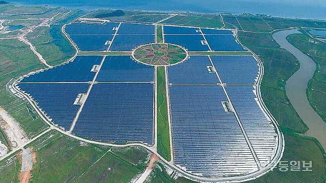 솔라시도 태양광발전소.