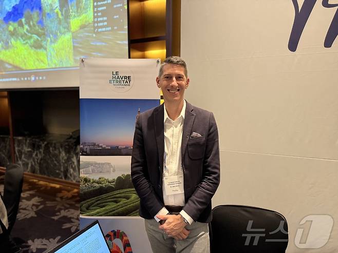 알로이스 오쉬(Aloïs Auch) 르아브르관광사무소 영업이사 ⓒ News1 윤슬빈 관광전문기자