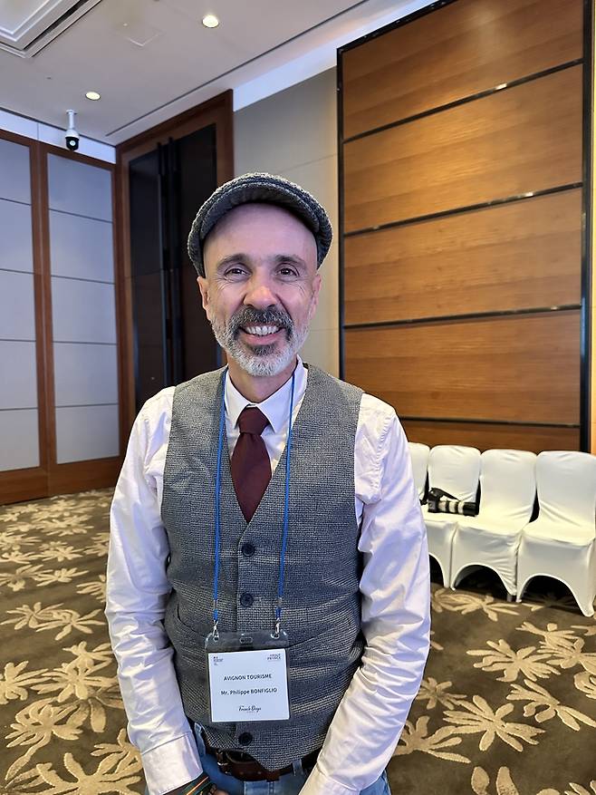 필립 봉피글리오(Philippe BONFIGLIO) 아비뇽 관광안내사무소 홍보 담당 / 사진=권효정 여행+ 기자