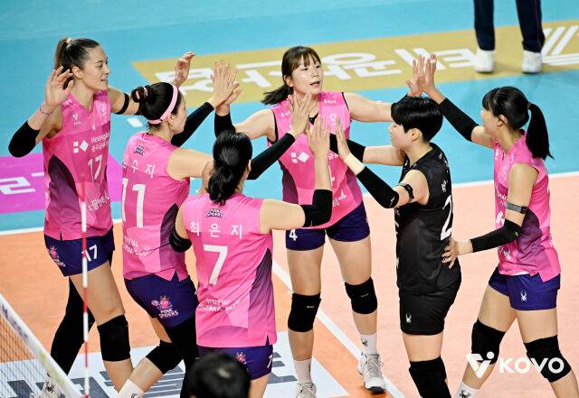 흥국생명 배구단./KOVO