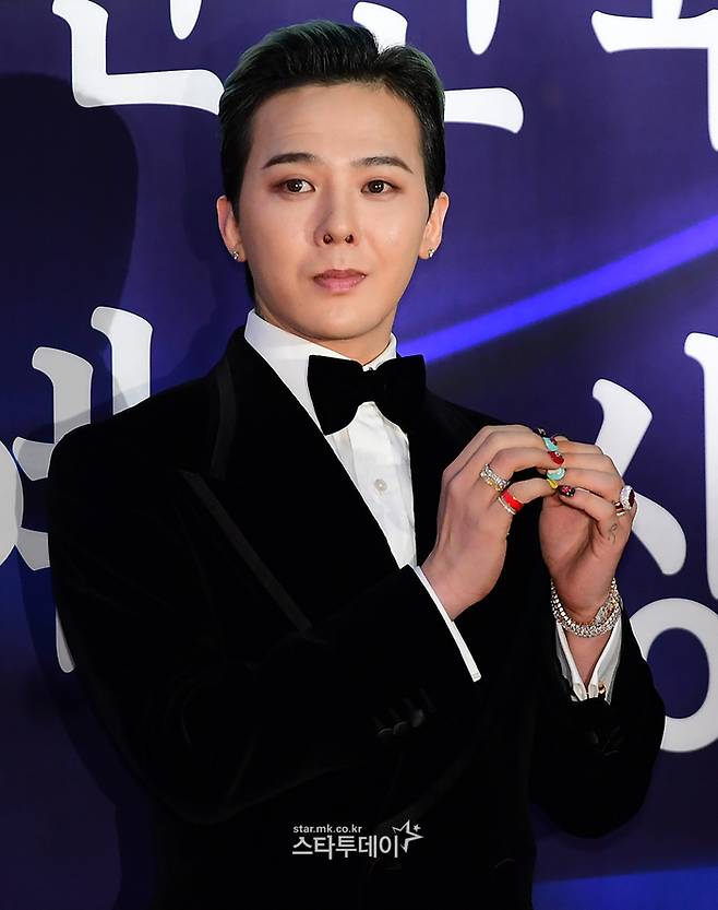 ‘2025 대한민국 대중문화예술상’ 시상식에 참석한 지드래곤. 사진| 강영국 기자