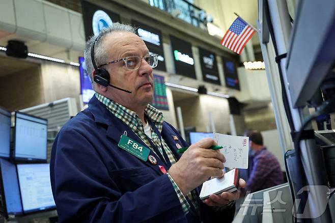 미증시의 트레이더. ⓒ 로이터=뉴스1