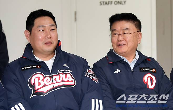 선수단을 대표해 참석한 베테랑 양의지.