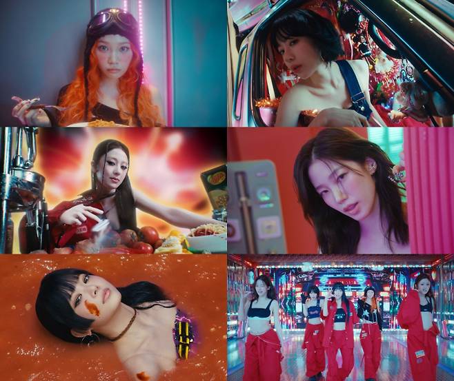 르세라핌, ‘스파게티’ MV 공개 (제공: 쏘스뮤직)