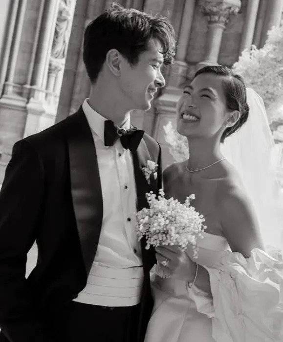 션 태핀 드 지방시와 정다혜 씨. /사진=정다혜 씨 인스타그램 캡처, 뉴시스