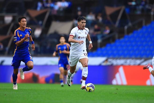 ▲ 광주FC 공격수 헤이스 [광주FC]