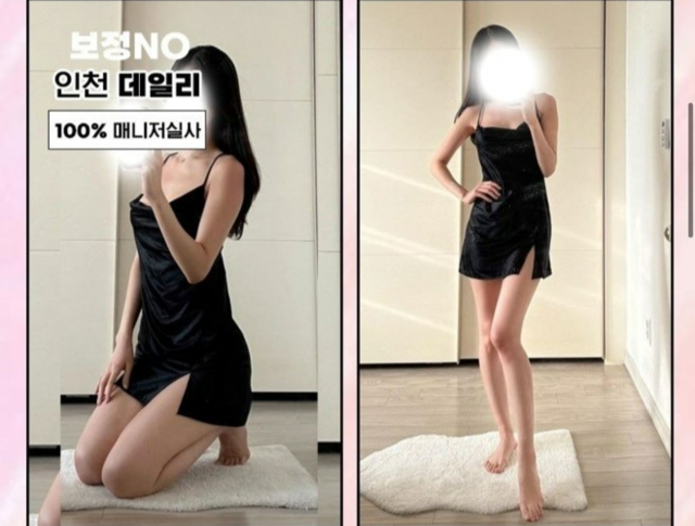 성매매 사이트 여성 프로필. 인천경찰청 제공