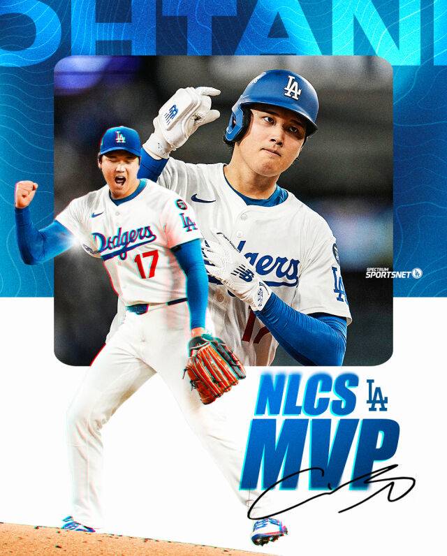 2026 내셔널리그 챔피언십시리즈(NLCS) MVP로 선정된 LA 다저스 오타니 쇼헤이./스포츠넷 LA SNS