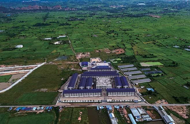 캄보디아 수도 프놈펜 외곽의 범죄단지 ⓒREUTERS