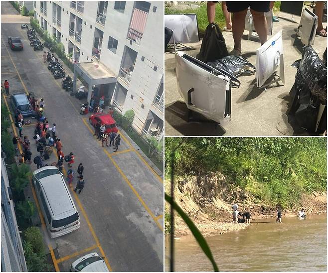 캄보디아 프놈펜·시아누크빌, 미얀마 묘와디 범죄단지에서 일하던 사기조직원들이 다른 지역으로 거점을 옮기고 있다. 일부는 국경을 넘어 태국으로 향했다. ⓒ'범죄와의전쟁2' 텔레그램 대화방 캡처