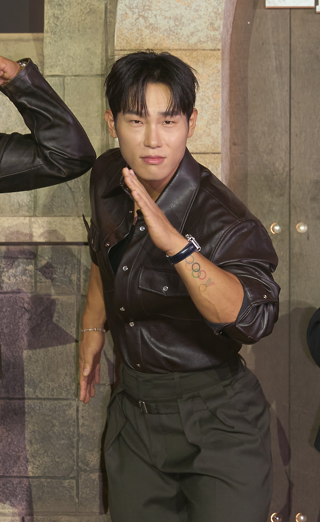 24일 오후 서울 강남구 삼성동 웨스틴 서울 파르나스 하모니볼룸에서 열린 넷플릭스 ‘피지컬: 아시아’ 제작발표회. 넷플릭스 제공