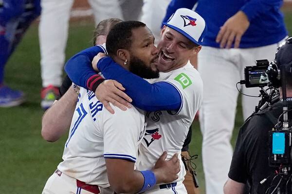 ▲ 시애틀 매리너스와의 아메리칸리그 챔피언십시리즈 7차전에서 결승 홈런을 때린 토론토 블루제이스 조지 스프링어. ⓒ연합뉴스/AP