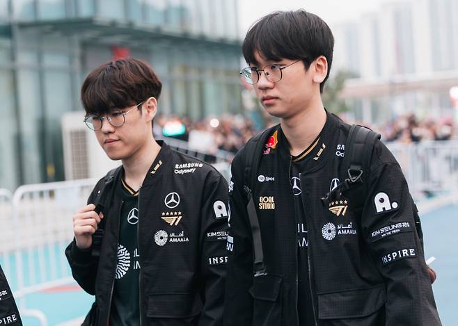 ‘도란’ 최현준(오른쪽)과 ‘오너’ 문현준. 라이엇 게임즈 제공