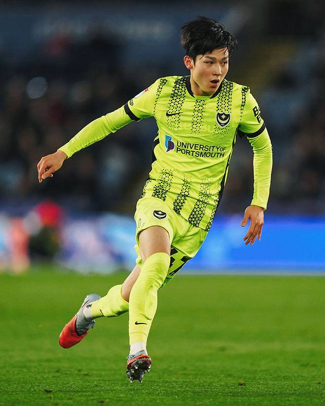 [서울=뉴시스] 잉글랜드 프로축구 챔피언십(2부 리그) 포츠머스의 양민혁. (사진=포츠머스 SNS 캡처) *재판매 및 DB 금지