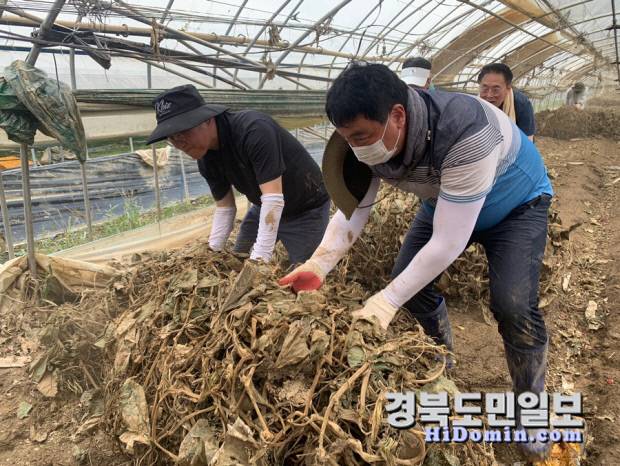 충북 청주시 수해복구 봉사활동.