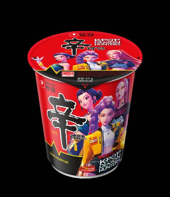 농심이 APEC에 지원하는 K팝 데몬 헌터스 신라면. 사진 농심