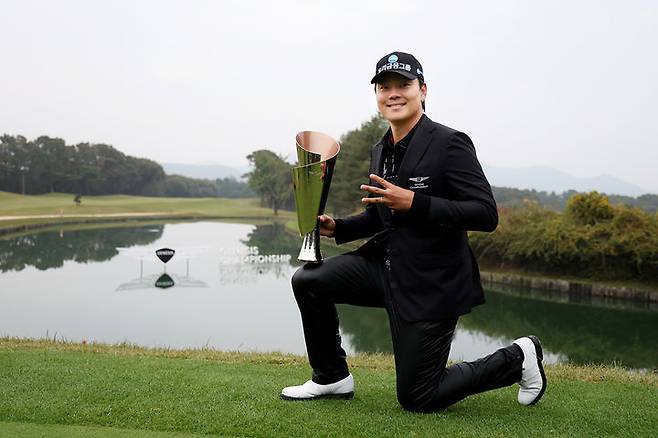 [서울=뉴시스] 이정환, 한국프로골프(KPGA) 투어와 DP 월드투어가 공동 주관한 제네시스 챔피언십 우승. (사진=KPGA 홈페이지 캡처) 2025.10.26. photo@newsis.com *재판매 및 DB 금지