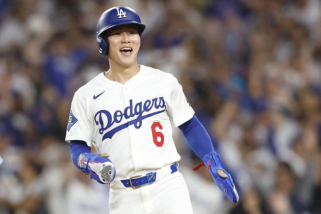 김혜성은 월드시리즈 3차전서도 선발 라인업에 들지 못한다. EPA연합뉴스