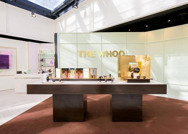 올 5월 LG생활건강은 미국 뉴욕 ‘더 셰드’에서 열린 프리즈 아트페어에서 ‘더후(THE WHOO)’ 브랜드 라운지를 선보였다. LG생활건강 제공