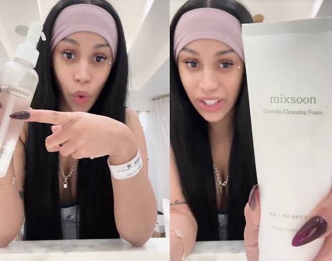 이미지 출처= 카디비 공식 틱톡 @iamcardib