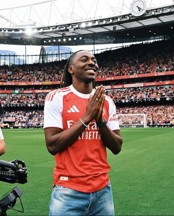 에베레치 에제(아스널). 아스널 인스타그램 캡쳐