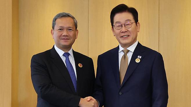 이재명 대통령, 한-캄보디아 정상회담