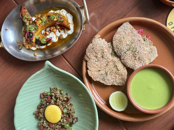 Rava Fry at O Pedro, a Goan restauarant in Mumbai [LEE JIAN]