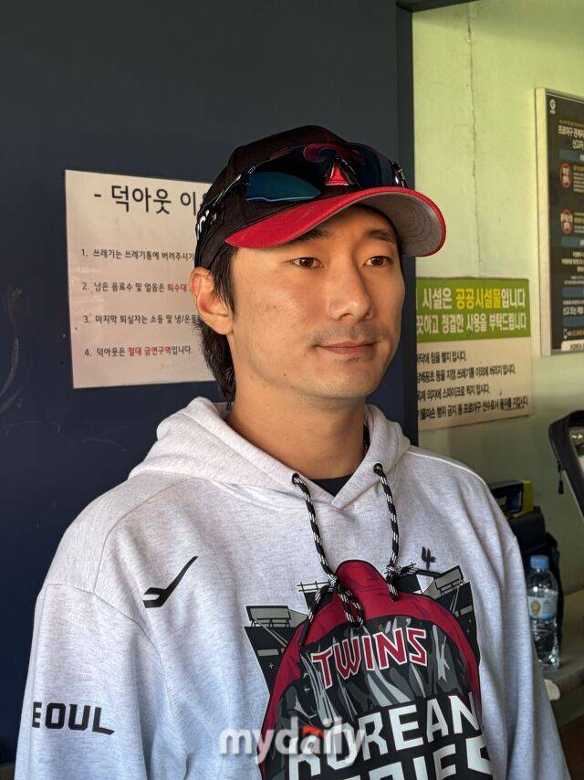 LG 트윈스 신민재./잠실 = 이정원 기자