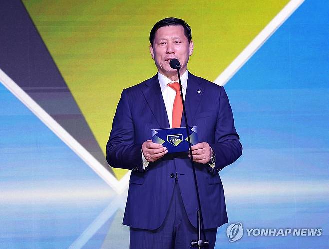 인사말하는 허구연 KBO 총재 [연합뉴스 자료사진]