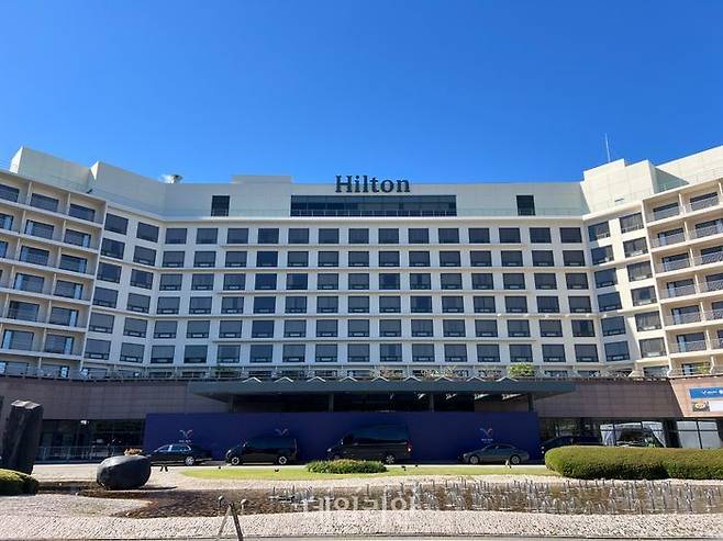 28일 아시아태평양경제협력체(APEC) 정상회의장 인근인 경북 경주 힐튼호텔 ⓒ데일리안 맹찬호 기자