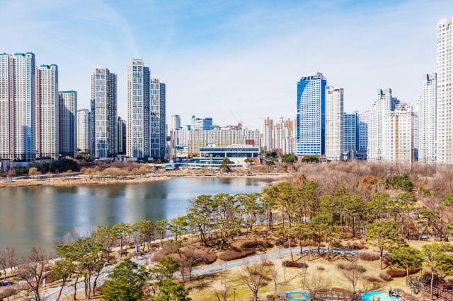 2000년 이후 수원 도시 발전에 영향을 미친 장면 1위를 차지한 광교신도시. 수원시 제공