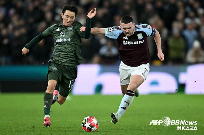 셀틱 FC엔 한국 축구 대표팀 측면 공격수 양현준(사진 왼쪽)이 뛰고 있다. 사진=AFPBBNews=News1