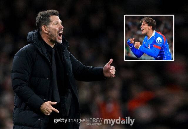 시메오네 감독(왼쪽)과 줄리아노 시메오네. /게티이미지코리아