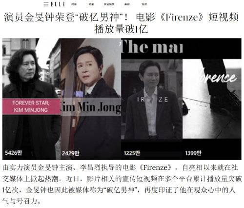 중국 엘르 홈페이지 캡쳐