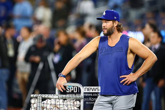 ▲ 포스트시즌 활용성이 떨어지며 다음 등판이 언제일지 귀추가 주목되고 있는 클레이튼 커쇼