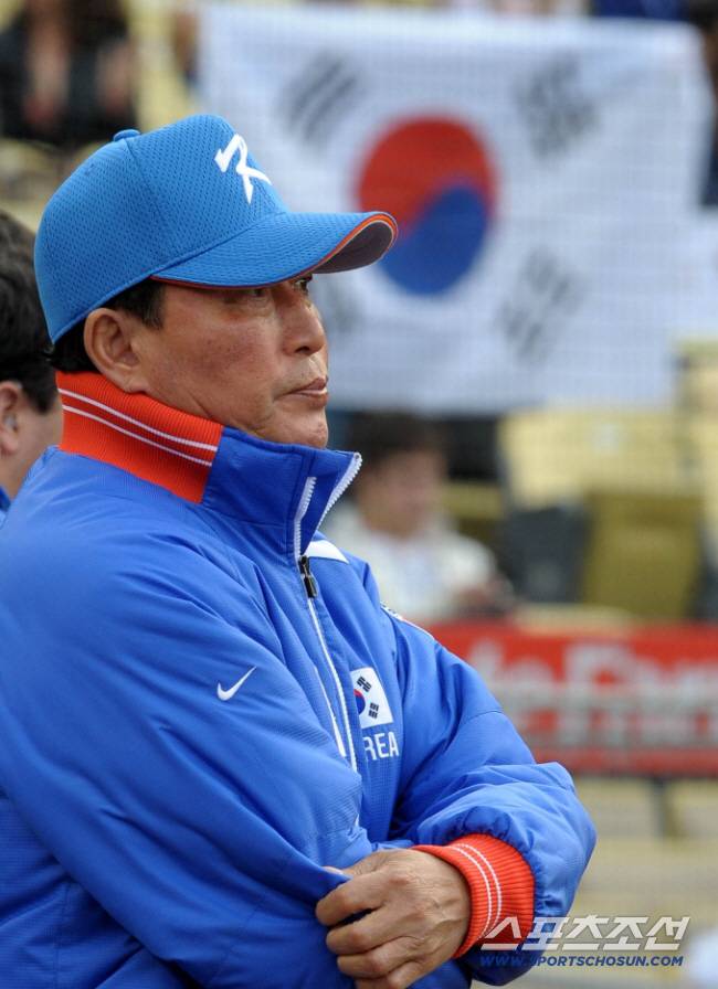 WBC 대표팀 사령탑 시절 김인식 감독. 스포츠조선DB