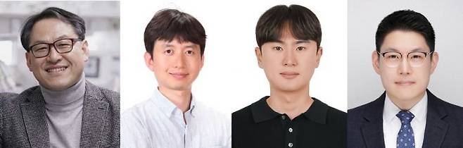 연구진, (좌측부터) 권태혁 UNIST 교수, 서지훈 한전 전력연구원 박사, 권준혁 UNIST 석박통합과정생, 신현오 UNIST 박사. UNIST 제공